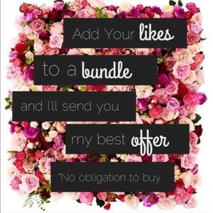 Bundle Deals are accepted 😊